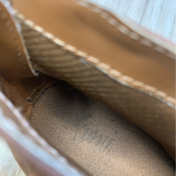 FIONI Tan Brown Faux Suede Wedge Booties Women's Shoes Size 8 - Picture 6 of 8